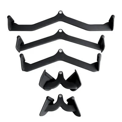 Immagine prodotto di PH Fitness Multi Grip Attachment Set - 5 impugnature - Impugnature versatili per Lat-Pulley e Rowing - Barra fitness regolabile con gommapiuma antiscivolo