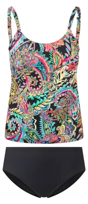 Productafbeelding van Susa dames badpak, model 1999_271, tankini set, met tropische bloemenprint, maat 38 / B