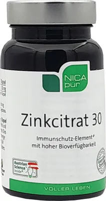 Immagine prodotto di Nicapur Zinc Citrate 30 Capsule 60 Capsule