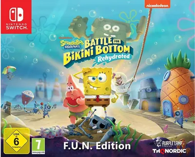 Obrázok produktu pre Spongebob SquarePants: Bitka o Bikini Bottom – Rehydrated F.U.N. Edition (Switch)