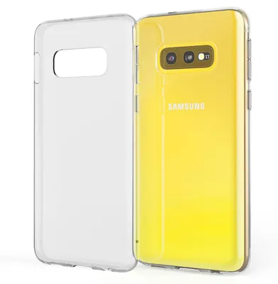 Produktbild von NALIA Hülle "GLAZE" für Samsung Galaxy S10e - Klare TPU Schutzhülle, Anti-Gelb, Schlank & Leicht - Transparente Handyhülle