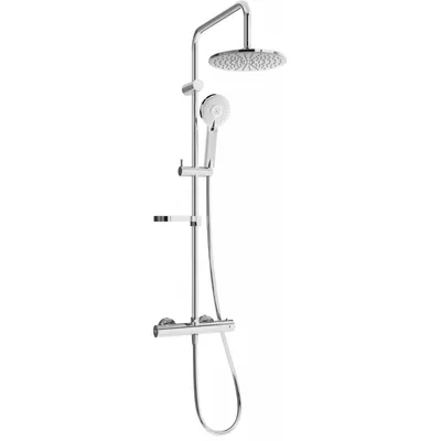 Obrázok produktu pre Mexen KX40 stenová sprchová súprava s dažďovými tryskami a termostatickou batériou, chrómová - 771504091-00