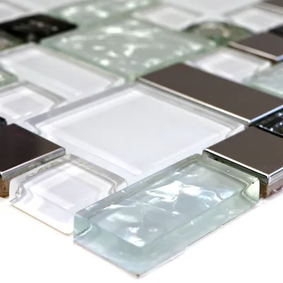Produktbild von Mosaikfliesen Admont Weiss Diamant 3 Mix