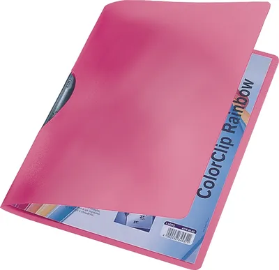 Produktbild von Leitz ColorClip Rainbow Präsentations-Mappe Polypropylen (PP) Rot, Transparent