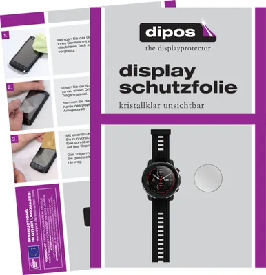 Produktbild von Schutzfolie für Amazfit Smart Sport Watch 3 Display Folie klar