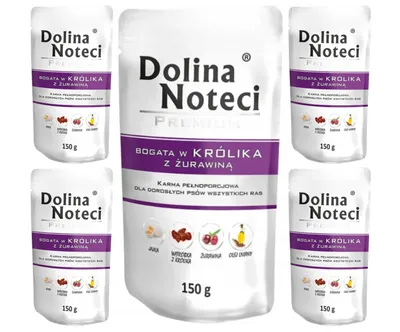 Produktbild von Dolina Noteci 5902921300748, Adult, Klein (5-10 kg), Kaninchen, 150 g