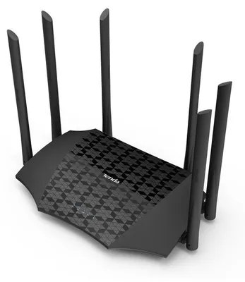 Produktbild von Tenda AC21, Wi-Fi 5 (802.11ac), Dual-Band (2,4 GHz/5 GHz), Ethernet/LAN, Schwarz, Tabletop-Router