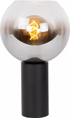 Obrázek produktu pro Stolní lampa černé skleněné stínidlo E27 Marius Lucide