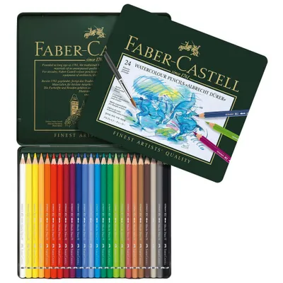 Produktbild von FABER-CASTELL Aquarellstifte Albrecht Dürer 24er Metalletui