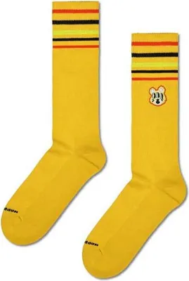 Image de Hs By Happy Socks Bear With Monthse Crew-socken Gelb EU 41-46 Mann Gelb EU 41-46