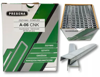 Produktbild von PREBENA Polsterklammern Typ 380/A 6mm 38400 Stück