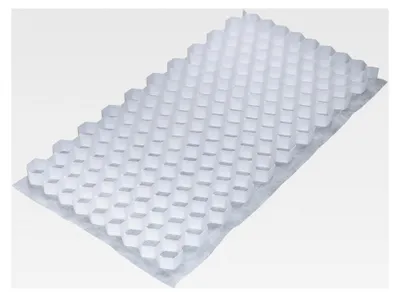 Produktbild von 10 Stück Rasengitterplatten/Kiesmatten weiß | Matte 787x581x26mm | Kiesgitter, Rasenwaben, Bodenwabe, Wabenmatte