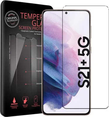 Produktbild von 2x Conie Glasfolie für Samsung Galaxy S21 Plus Displayschutz Folie Panzer Glas Premium Schutzfolie Set Blasenfrei