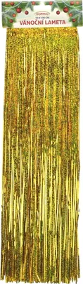 Produktbild von Goldenes Weihnachtslametta 50x100 cm