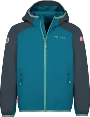 Produktbild von Trollkids Halsafjord Jacke Grün,Blau 104 cm Junge Grün,Blau 104 cm