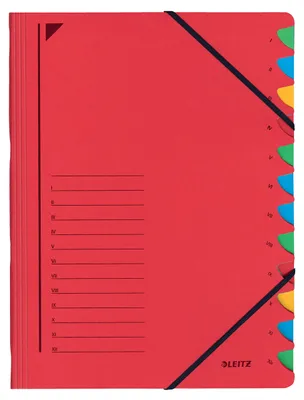 Produktbild von Leitz 39120025, Karton, Rot, A4, 247 mm, 320 mm, 370 g