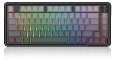 Produktbild von Mechanische Gaming-Tastatur Redragon K673SP-RGB-PRO, kabellos, RGB, 81 Tasten, US-Layout, Schwarz