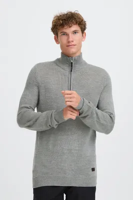 Produktbild von !SOLID SDBATIK Herren Strickpullover Troyer Grobstrick Pullover regular fit