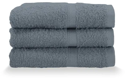 Productafbeelding van Gabel gastendoek, badstof, 100% katoen, waterabsorberend, 40 x 60 cm, metaal, 3 stuks