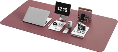 Immagine prodotto di YSAGi tappetino per mouse in pelle scamosciata rosa scuro 120x60cm