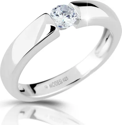 Immagine prodotto di Anello in argento con zirconi M01211 - Circonferenza: 52 mm.