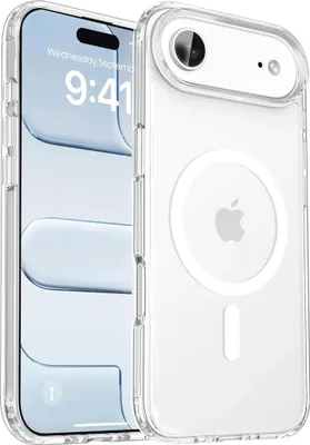 Produktbild von Schutzhülle für iPhone Air kompatibel mit MagSafe – Transparente Silikon Handyhülle