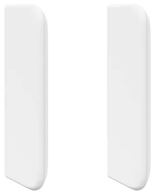Produktbild von vidaXL Kopfteil Ohr Weiß 40,5 x 40,5 x 4 cm PVC