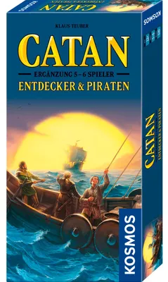 Immagine prodotto di Catan - Esploratori e pirati Supplemento 5-6 giocatori