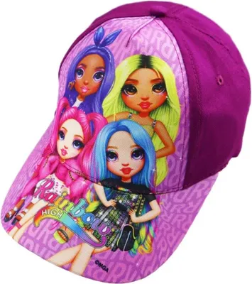 Produktbild von Rainbow High Girls - Kinder Mädchen Basecap – Lila / 54