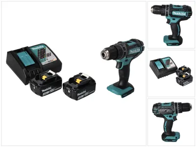 Immagine prodotto di Makita DHP 482 RM trapano a percussione a batteria 18 V 62 Nm + 2x batteria ricaricabile 4,0 Ah + caricabatterie