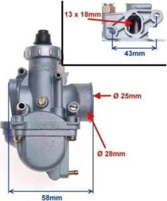 Immagine prodotto di VERGASER Motoroller 2T KINROAD MIKRON KOS MONSUNCarburatore
