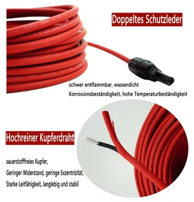 Immagine prodotto di Cavo di collegamento professionale, prolunga (6 mm², 4 metri)