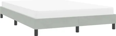 Immagine prodotto di Maison Exclusive - Struttura letto senza materasso Grigio chiaro 140x220 cm Velluto