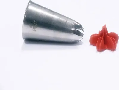 Produktbild von PME JEM Nozzle, Gebäckverzierungsdüse, Gebäckverzierungsbeutel, Edelstahl, Edelstahl, 1,5 cm, 25 mm