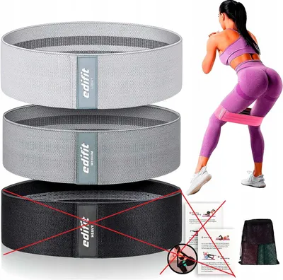 Produktbild von EDifit Fitnessbänder Set 2 Stück für Yoga & Krafttraining