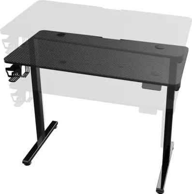 Obrázok produktu pre Stôl s nastaviteľnou výškou „Stryn“ 120 x 60 cm, elektrický, s funkciou pamäte, čierny