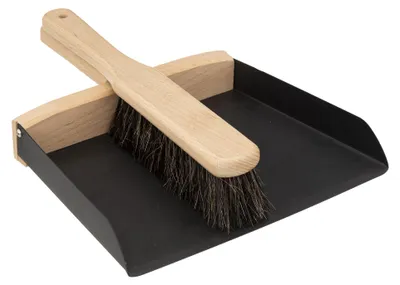 Produktbild von 5Five Kehrschaufel und Burste - Metall/Holz - 30 x 24 cm - A Reinigungsaufsatz