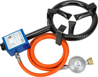 Produktbild von Eversmoke Gasbrenner Maxi 5500 Watt, mit Druckminderer und Schlauch