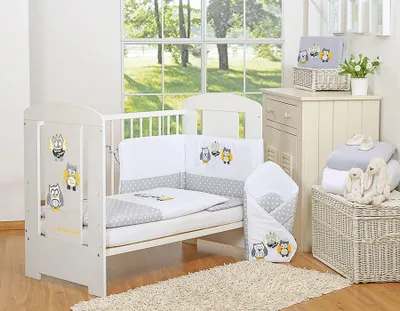 Produktbild von Baby-Bettwäsche-Set – Kinderbett-Set – 100 % Baumwolle, hautfreundlich und nicht -