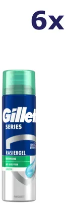 Produktbild von 6x Gillette Series scheergel Sensitive 200 ml