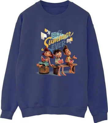 Produktbild von Disney - "Best Summer Ever" Sweatshirt für Damen BI23269 (M) (Marineblau)