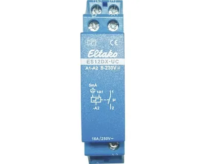 Zdjęcie produktu dla Eltako ES12DX-UC, Niebieski, Biały, 1000 V, 250 V, 10 - 230 V, -20 - 50 °C