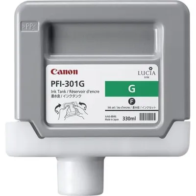 Obrázok produktu pre Canon PFI-301G, Zelená, Atrament na pigmentovej báze, 330 ml, 1 kusov