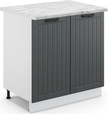 Produktbild von Eckunterschrank Vicco R-Line Beton 75.6 cm , AP Eiche, Model 46194