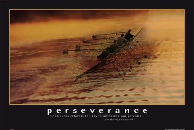Immagine prodotto di Poster motivazionale - Perseveranza + 1 poster di dimensioni 61x91,5 cm