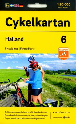 Produktbild von Cykelkartan Blad 6 Halland 1:90000