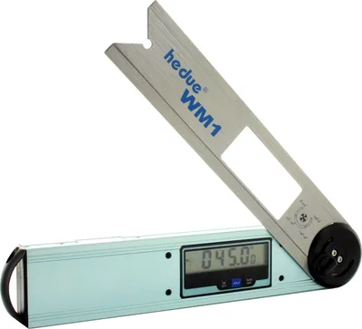 Produktbild von hedue® Digitaler Winkelmesser WM1 - Kompakter Winkelmesser digital mit 360° Messbereich