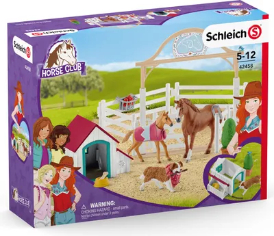 Produktbild von Schleich Horse Club Hannahs Gastpferde mit Hündin Ruby, 42458