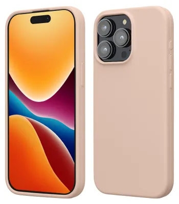 Produktbild von kwmobile Handyhülle für iPhone 15 Pro Max Hülle, für iPhone 15 Pro Max Case - Hülle Silikon - kabelloses Laden - Coconut Swirl