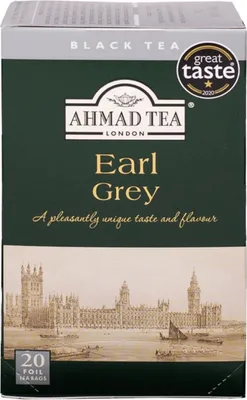 Produktbild von Ahmad Tea- Earl Grey Schwarzer Tee 40g, 20 Beutel